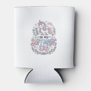 Unicorn In My Soft Magic Era Playful Typography De Can Cooler