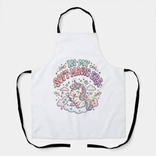 Unicorn In My Soft Magic Era Retro Style Product G Apron