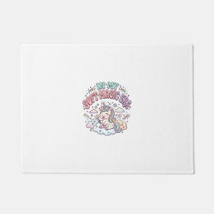 Unicorn In My Soft Magic Era Retro Style Product G Doormat