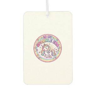 Unicorn In My Sparkle Era Funny Print on Demand De Car Air Freshener