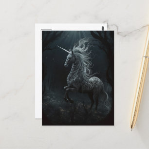 Unicorn in the Forest Postcard