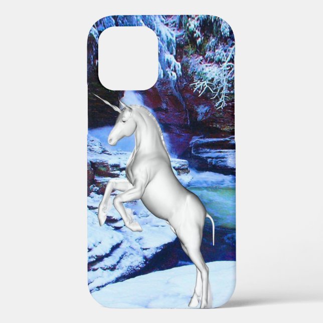 Unicorn in the Snow Case-Mate iPhone Case (Back)