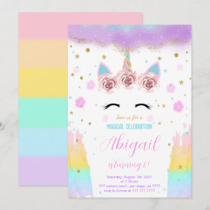Unicorn Invitation