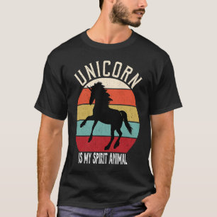 Unicorn is My Spirit Animal  Men Women Kids Girls T-Shirt