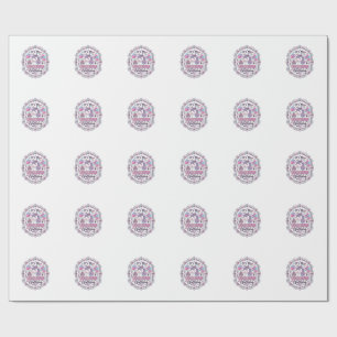Unicorn It's My Unicorn Birthday Playful Shirt Gra Wrapping Paper