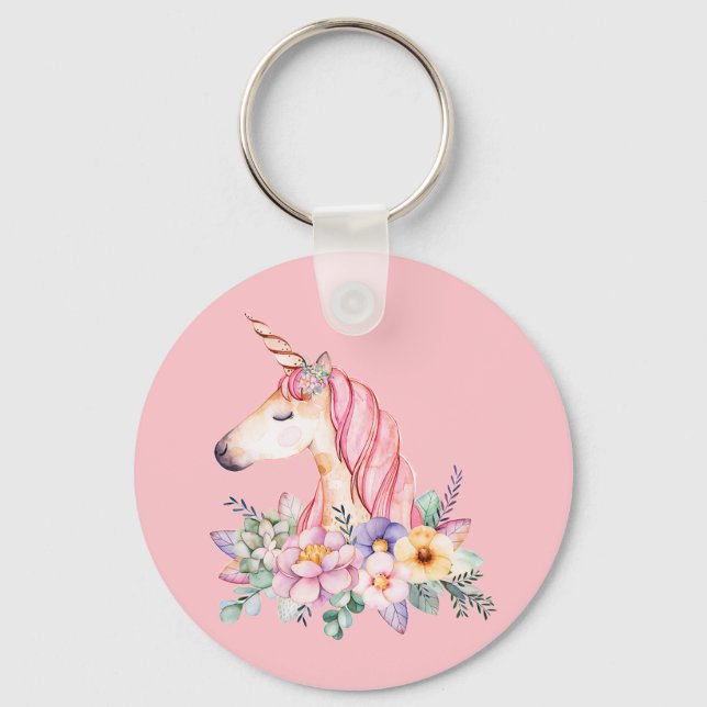 Unicorn Key Ring (Front)