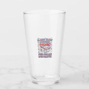 Unicorn Kingdom Guard Adorable Vector Design_1 Glass