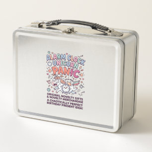 Unicorn Kingdom Guard Adorable Vector Design_1 Metal Lunch Box