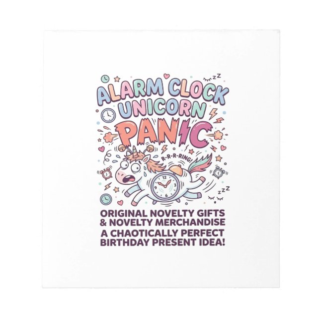 Unicorn Kingdom Guard Adorable Vector Design_1 Notepad (Front)