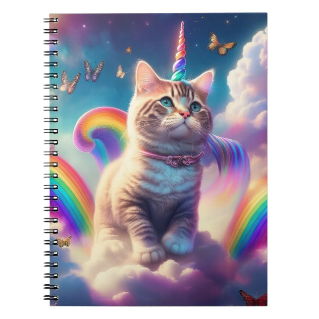 Unicorn Kitty Notebook (Front)