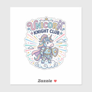 Unicorn Knight Club Print Ready Apparel Graphic_1