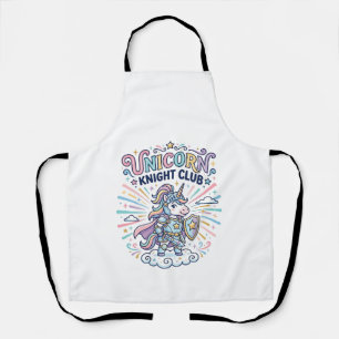 Unicorn Knight Club Print Ready Apparel Graphic_1 Apron