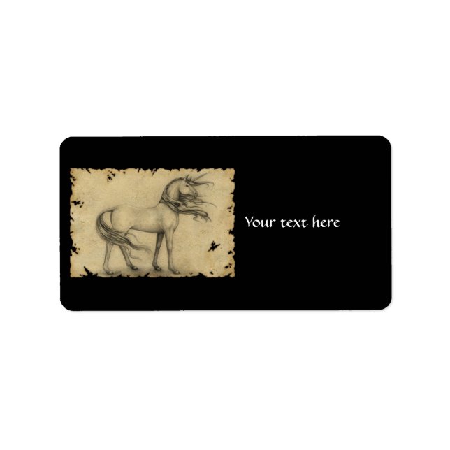 Unicorn Label (Front)