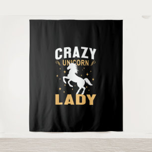 Unicorn Lady Tapestry