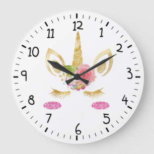 Unicorn Large Clock