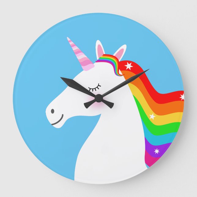 Unicorn Large Clock (Front)