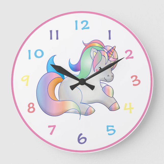 Unicorn Large Clock (Front)