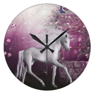 unicorn large clock