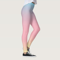 Unicorn Leggings - Pastel Ombre Gradient