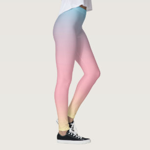 Unicorn Leggings - Pastel Ombre Gradient