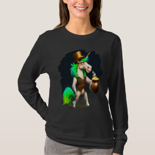 Unicorn Leprechaun  Unicorns St Patricks Day T-Shirt