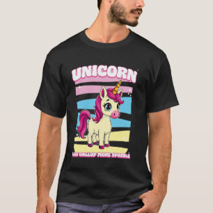 Unicorn Less Gallop More Sparkle Unicorn T-Shirt