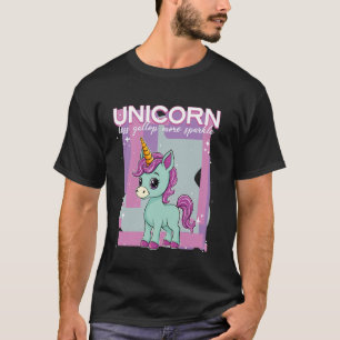 Unicorn Less Gallop More Sparkle Unicorn T-Shirt