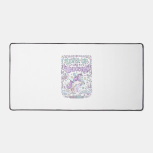 Unicorn Level Up Like a Unicorn Adorable Marketpla Desk Mat