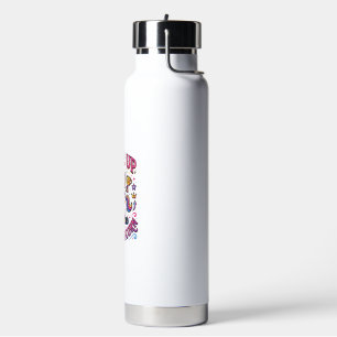 Unicorn Level Up Like a Unicorn Commercial Cute Gi Water Bottle