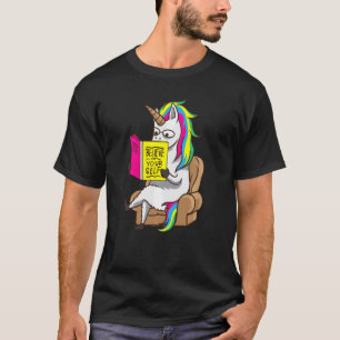 Unicorn Librarian For A Teacher Reading Book In Sc T-Shirt