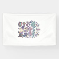 Unicorn Librarian of Magic Print Ready Apparel Gra