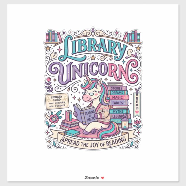 Unicorn Library Unicorn Colourful POD Artwork_1 (Sheet)