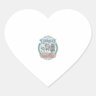 Unicorn Library Unicorn Whimsical Graphic Tee Desi Heart Sticker