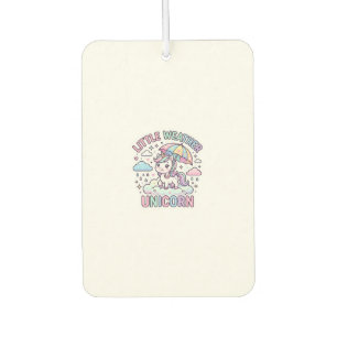 Unicorn Little Weather Unicorn Graphic Design Whit Car Air Freshener