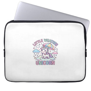 Unicorn Little Weather Unicorn Graphic Design Whit Laptop Sleeve