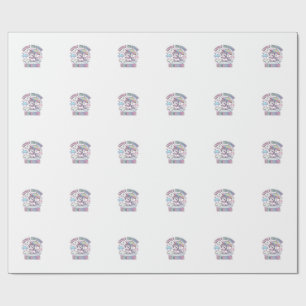 Unicorn Little Weather Unicorn Graphic Design Whit Wrapping Paper
