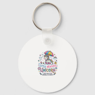 Unicorn Little Weather Unicorn Trendy Shirt Graphi Key Ring