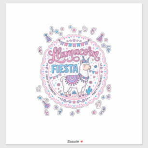 Unicorn Llamacorn Fiesta Playful Shirt Graphic_1