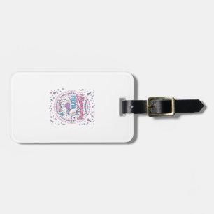 Unicorn Llamacorn Fiesta Playful Shirt Graphic_1 Luggage Tag