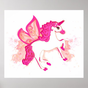unicorn logo Poster