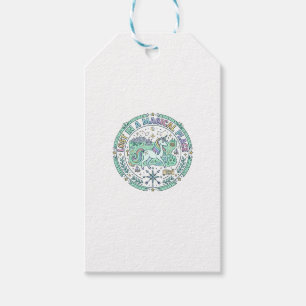 Unicorn Lost in a Magical Place Funny Print on Dem Gift Tags
