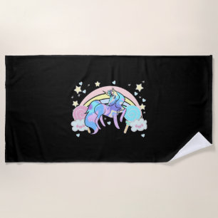 Unicorn LOVE                          Beach Towel