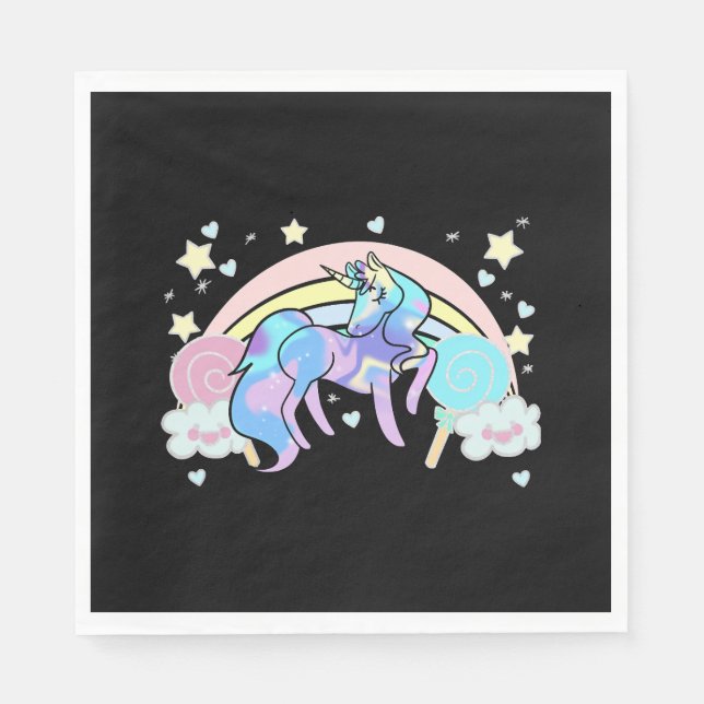 Unicorn LOVE                          Napkin (Front)
