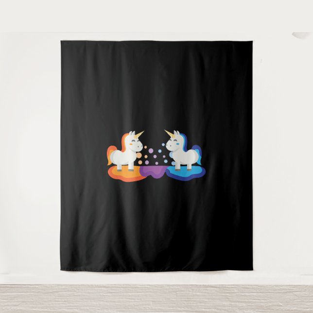 Unicorn Love              Tapestry (Front)