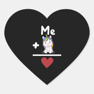 Unicorn Love Unicorn Heart Unicorns Love Sticker