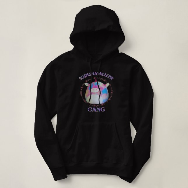 Unicorn Lover Pony Cute Unicorn Squishmallow Gang  Hoodie (Design Front)