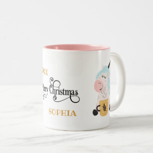 Unicorn Lover's Gift Merry Christmas Mug