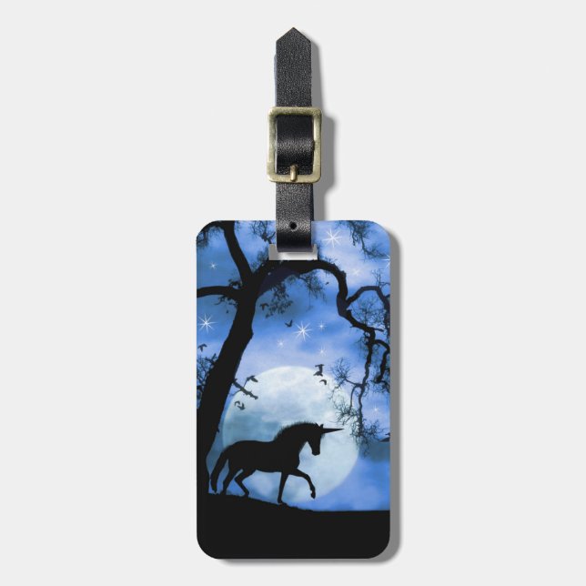 Unicorn Luggage Tag (Front Vertical)
