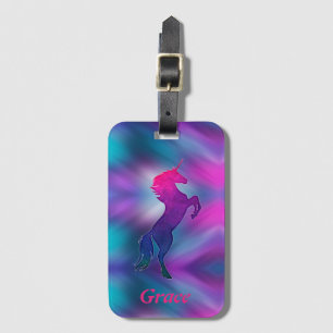 Unicorn Luggage Tag