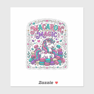 Unicorn Macaron Magic Colourful Marketplace Artwor